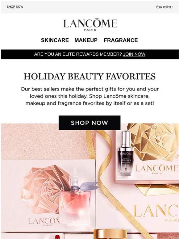 Lancôme US Shop Our Holiday Favorites Milled
