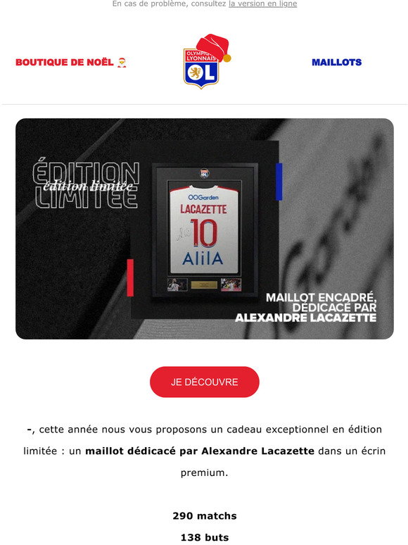 Lacazette jette son maillot de l'OL pou séduie Maseille