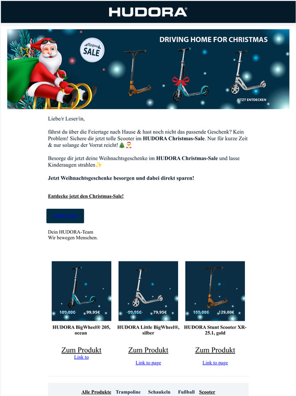 Driving Home for Christmas 🎅 🛴