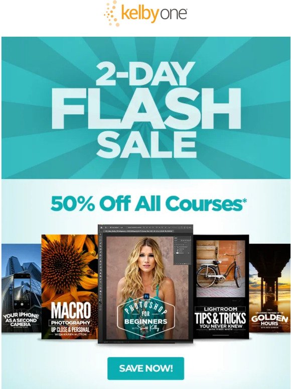 🌟 2-Day FLASH Sale! 🌟 50% Off ALL Courses 📸