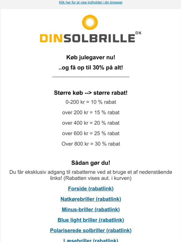 Julegave Hit: Op til 30% på alt