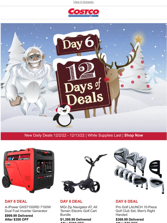 Costco On the 6th Day of Daily Deals, Costco Has For You.... Milled