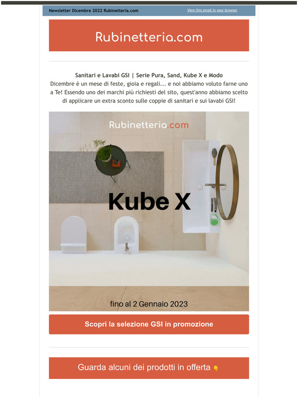 GSI sanitari e lavabi Pura, Sand, Kube X e Modo in promozione 💎
