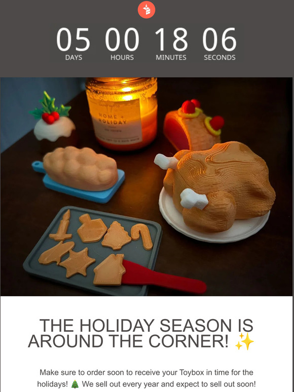 Toybox Store TIME IS RUNNING OUT TO GET YOUR TOYBOX BEFORE CHRISTMAS