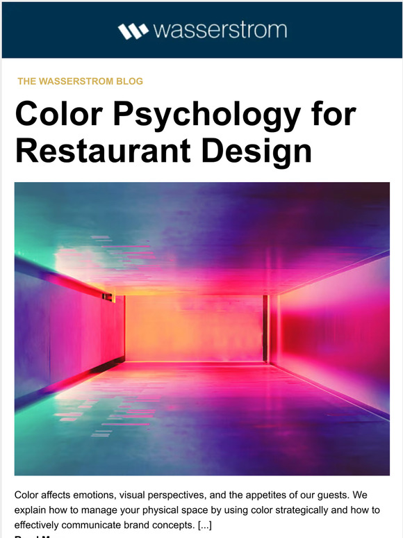 The Wasserstrom Company 🌈 The best colors for restaurants » Milled