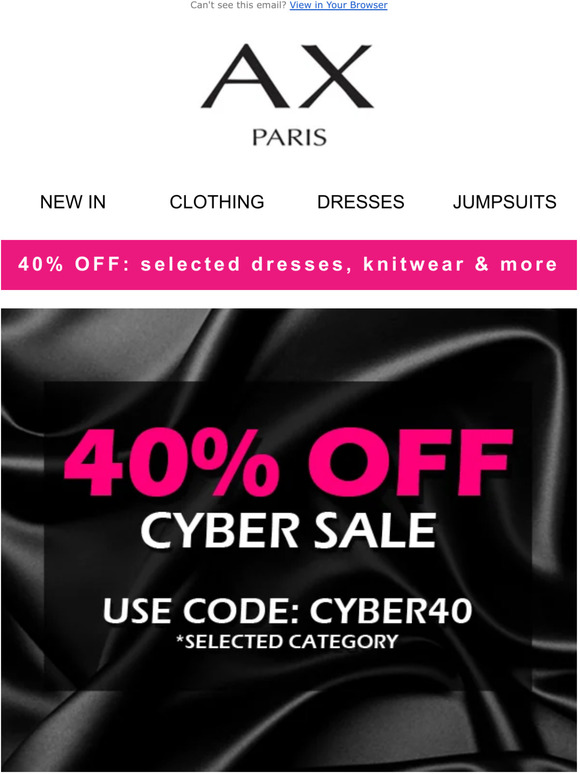 Don't miss out: 40% Off ✨