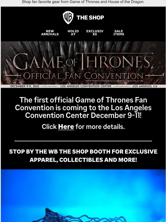 The Official Game of Thrones Convention is coming to Los