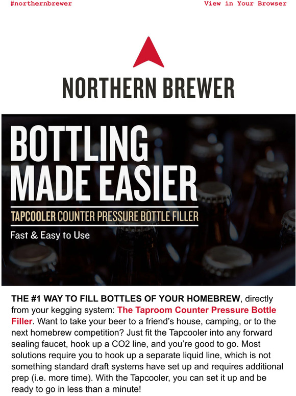 Northern Brewer Home Brewing Supplies Fast & Easy to Use Tapcooler