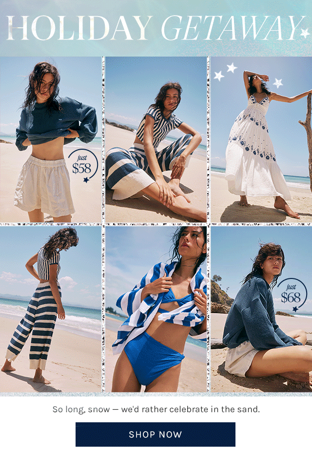 Free People For your holiday getaway 🏖 Milled