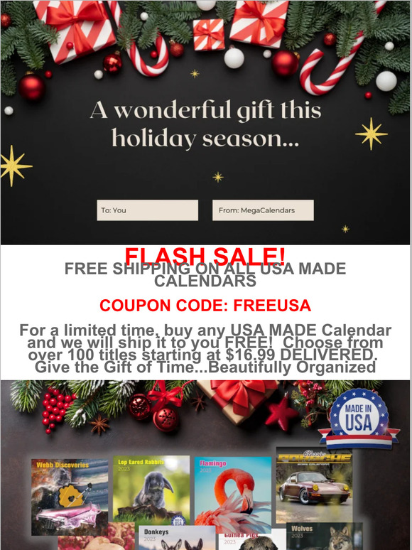 Give the Gift of Time! Plan your Life with a Calendar and have FREE Ti...
