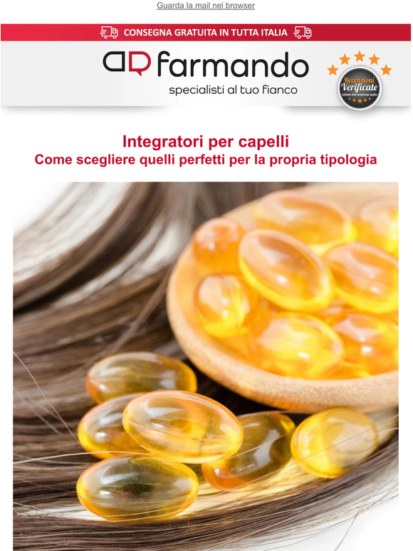 Integratori per capelli: qual è il giusto per te?