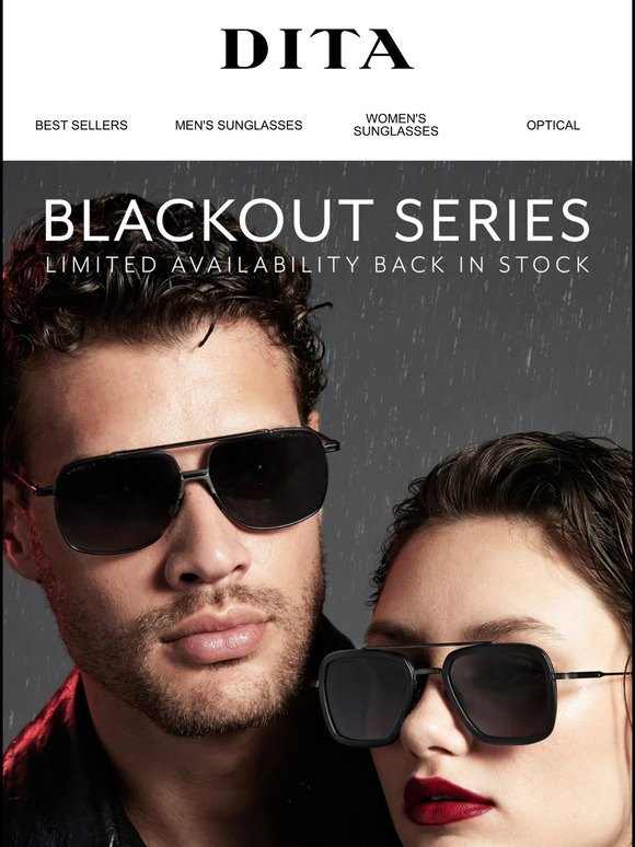 Dita Eyewear The BLACKOUT Series Now In Stock Milled