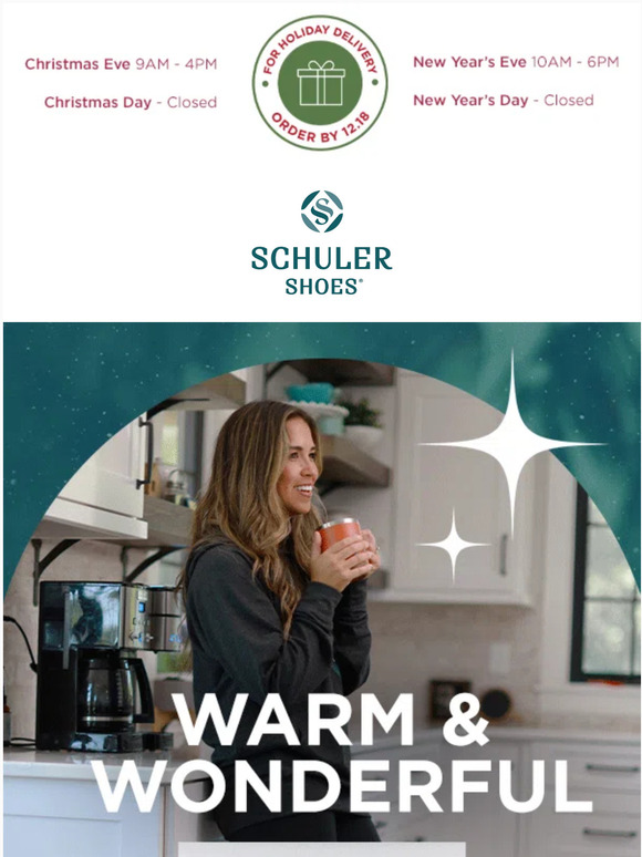 Schuler Shoes Let us brighten your day with 15 off Milled