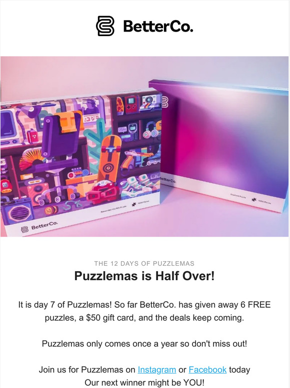 Only 6 More Days of Puzzlemas 🎁
