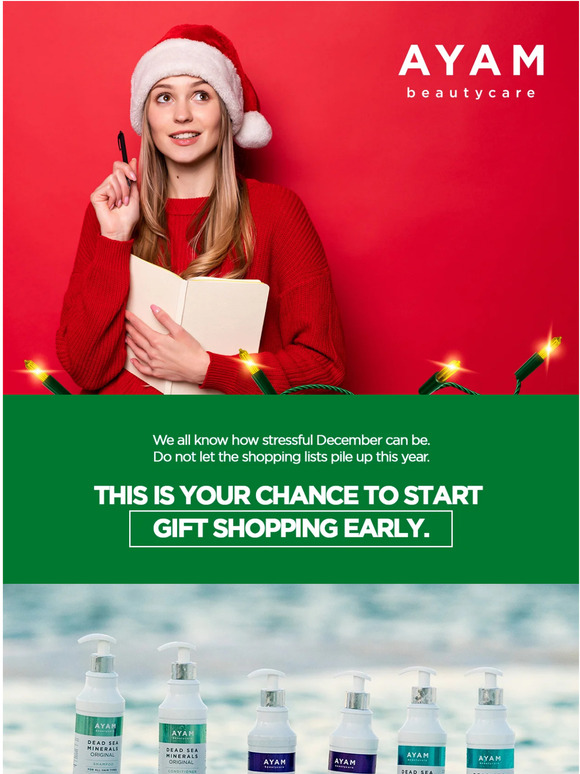 Let the Christmas Shopping begin!🎁