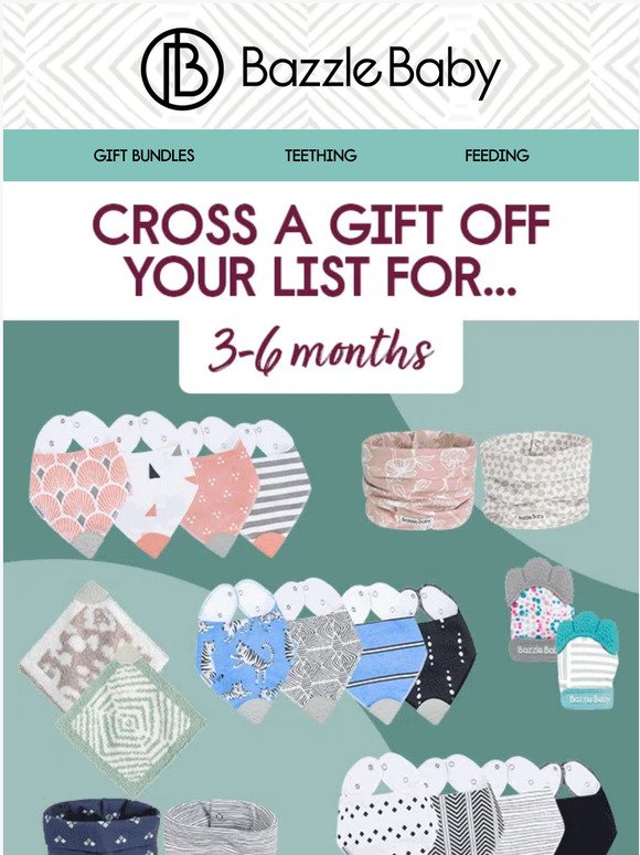 The perfect gifts for 3-6 month olds! 🎁