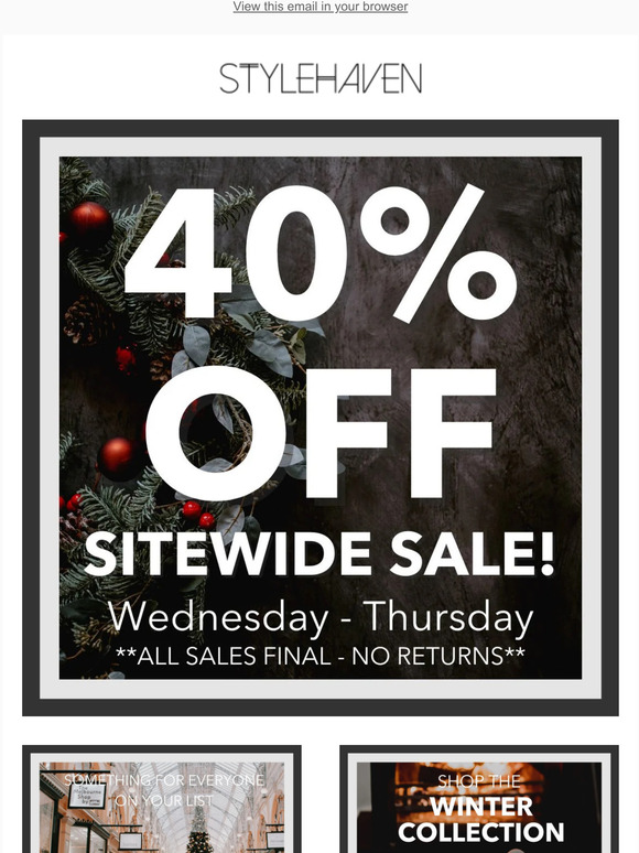 40% OFF?! 😲 The SAVINGS CONTINUE
