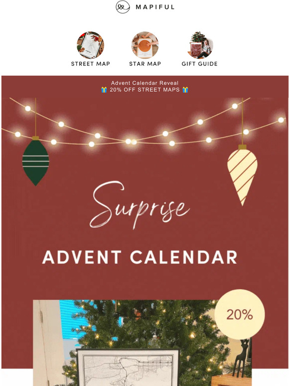 Advent Deal Reveal🔥 20% OFF Street Maps
