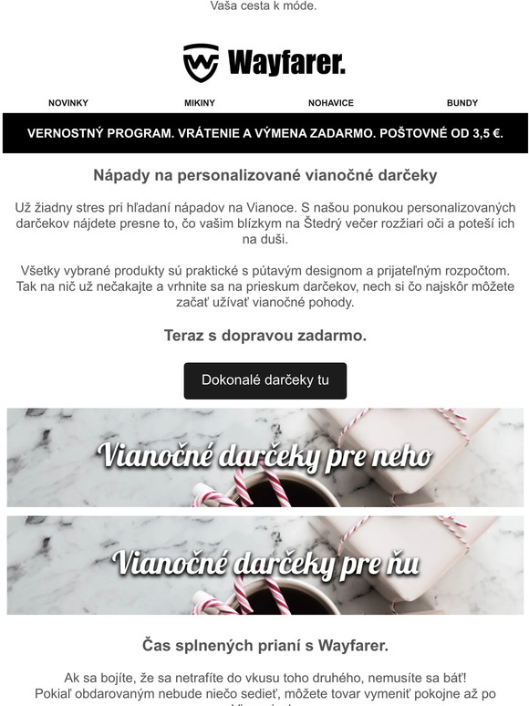 Nápady na dokonalé darčeky