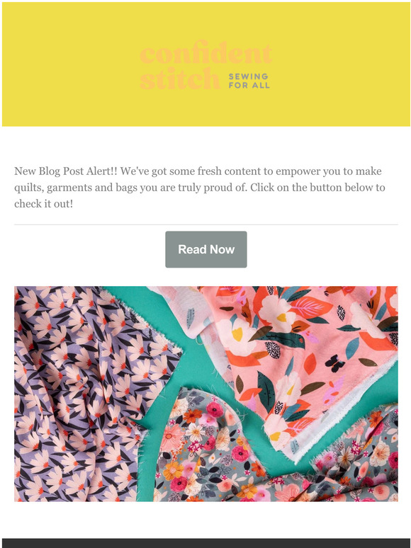New Blog Post From The Confident Stitch