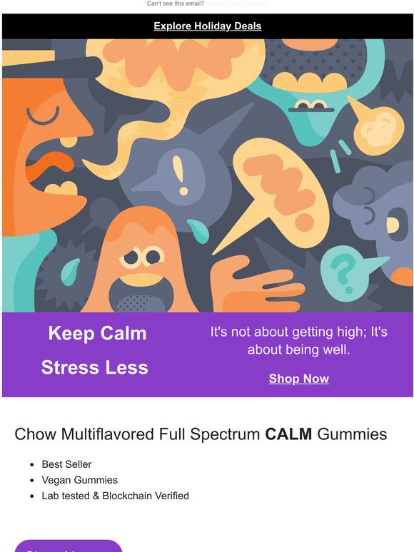 Keep Calm, Stress Less 😌