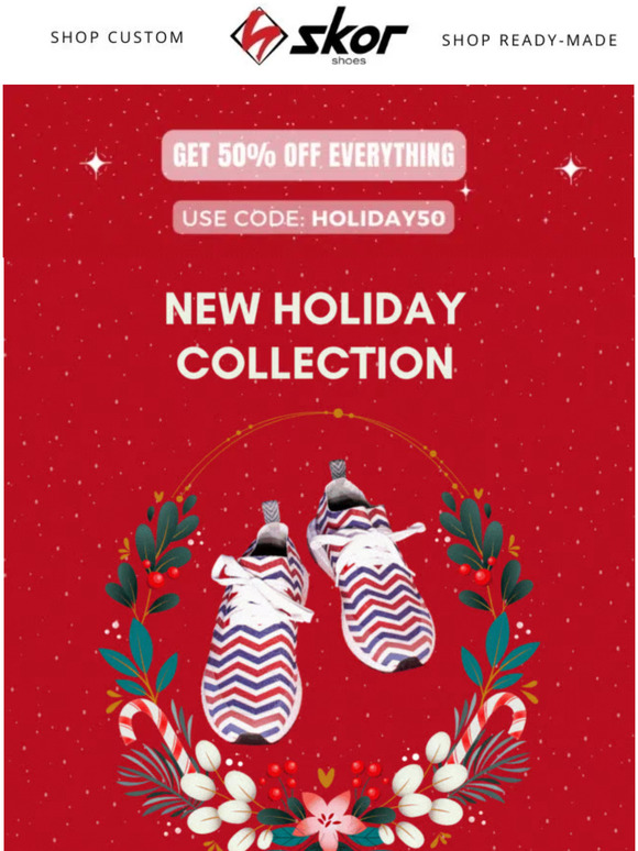 Festive Sneakers Just for YOU