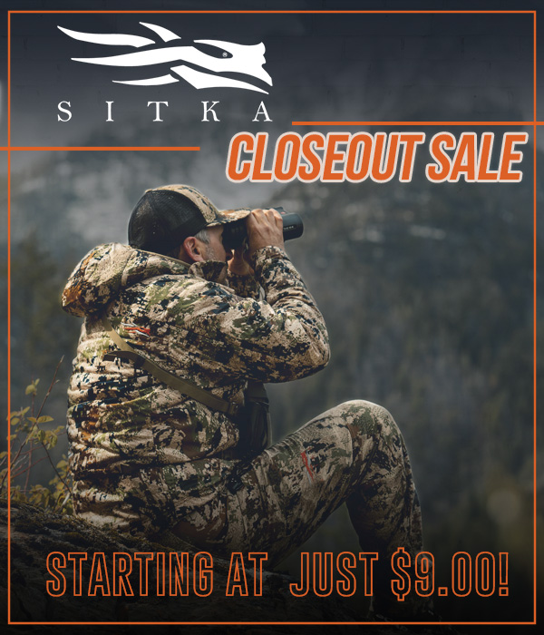 Sitka 2023 Sale, Closeouts, & Clearance! - New Items Added