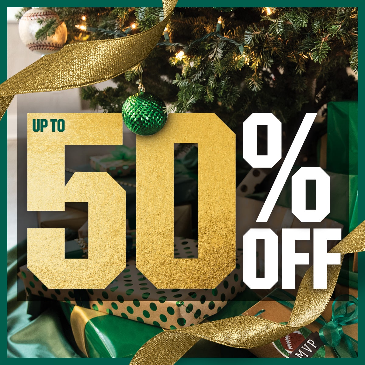 Up to 50% off.