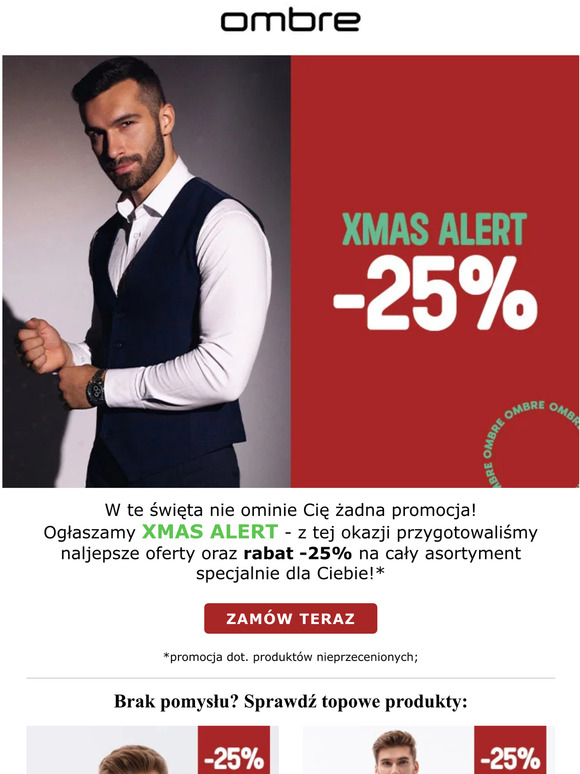 📣 XMAS ALERT 🎄 Rabat -25% i ulubione ubrania czekają