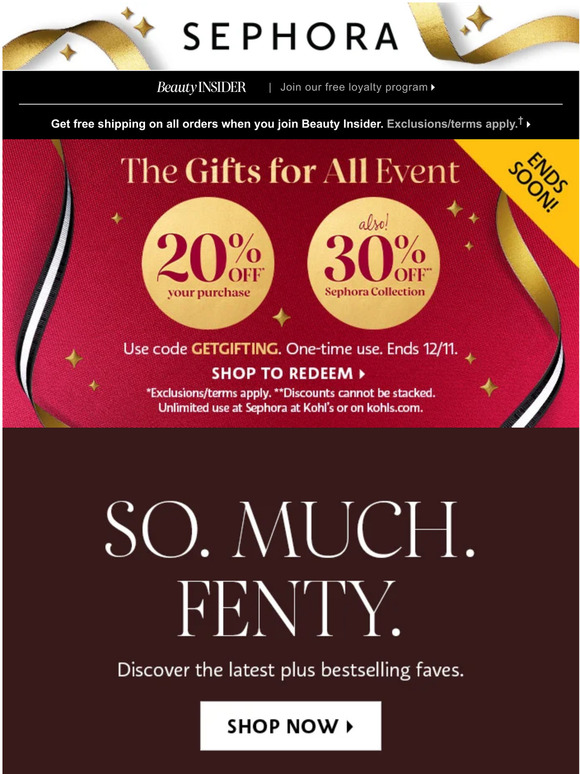 Unlimited use of code at kohls.com and in store at Kohls Sephora? Kohl's  site won't recognize code : r/Sephora