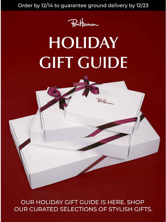Our Holiday Gift Guide is here