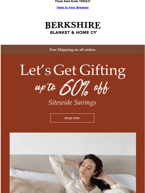 Berkshire Blanket & Home Co Warm up with VelvetLoft® Milled