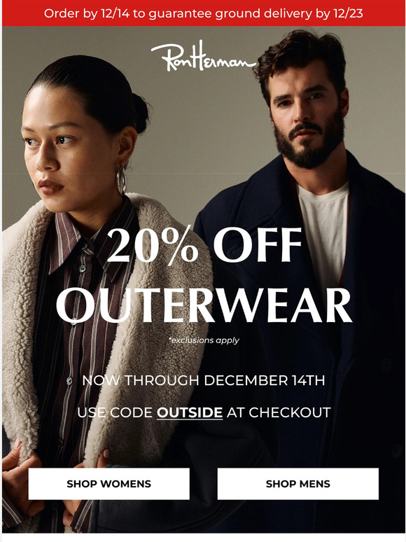 The best deals on outerwear