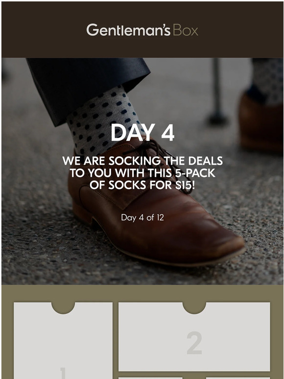 Day 4 - SOCK SALE!