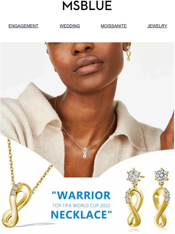 MSBLUE JEWELRY Perfect sports gift for your friend or yourself & FIFA