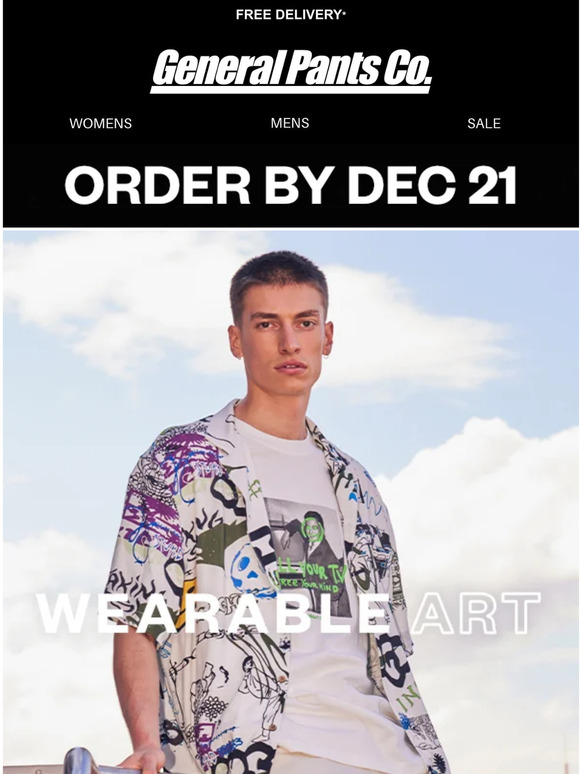 General Pants Co. The PRINT you didn't know you needed. Milled