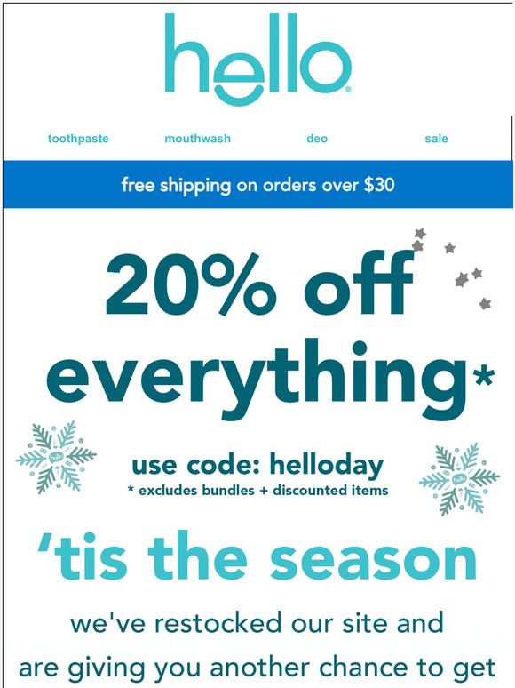 our greatest sale is back for 2 days only!  😍🎁
