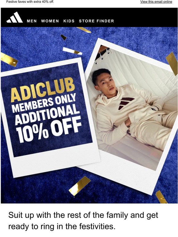 adiClub Members Week is back for the season, offering exclusive product  drops from October 19 to 25 - IEVENTS.ETC