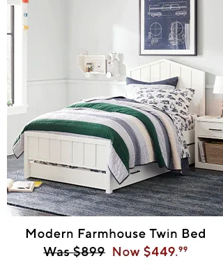 MODERN FARMHOUSE TWIN BED