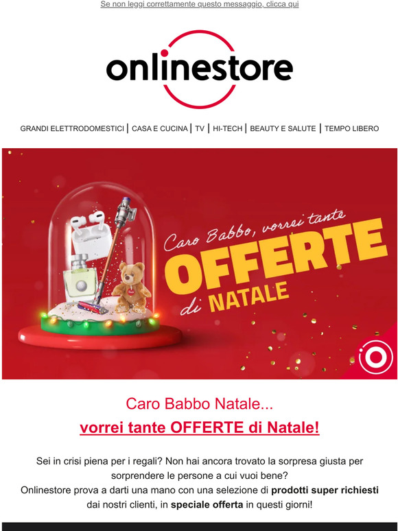 🎅 Caro Babbo, vorrei tante OFFERTE di Natale! ✨