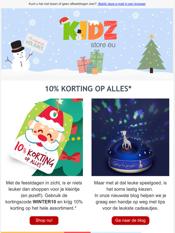 Maak nu nog gebruik van de eindejaarskorting!