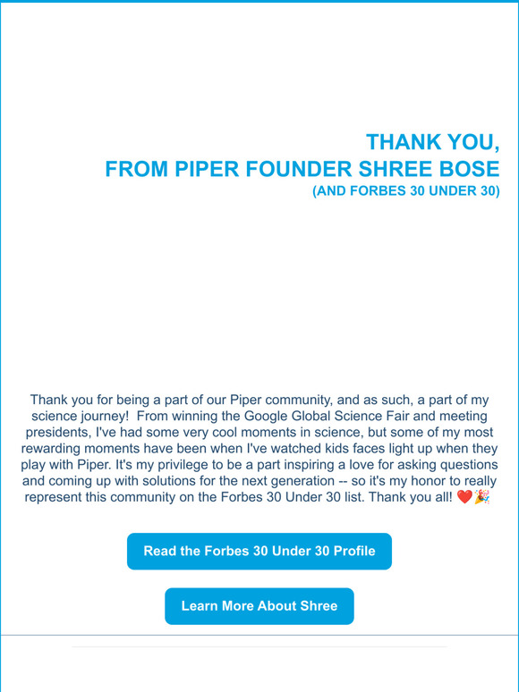 Want to Give the Best STEM Gift of the Holidays? 🌲🎁 Check Out Piper on HuffPost's Guide! 