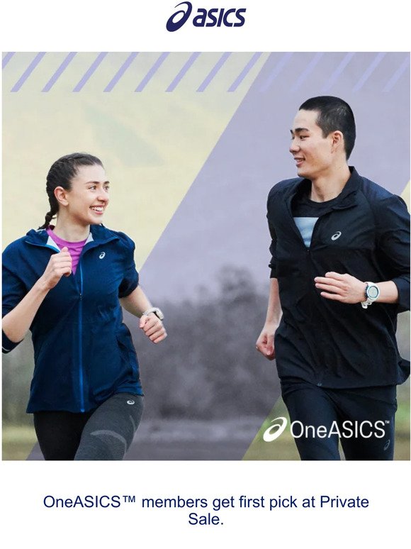Private Sale: Calling all OneASICS™ members.