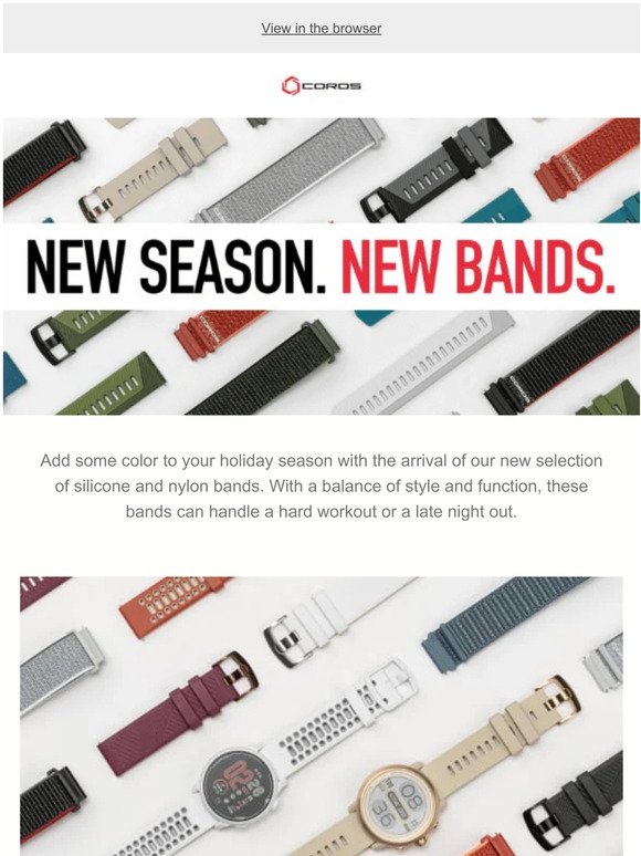 New Watch Bands are Here for the Holidays