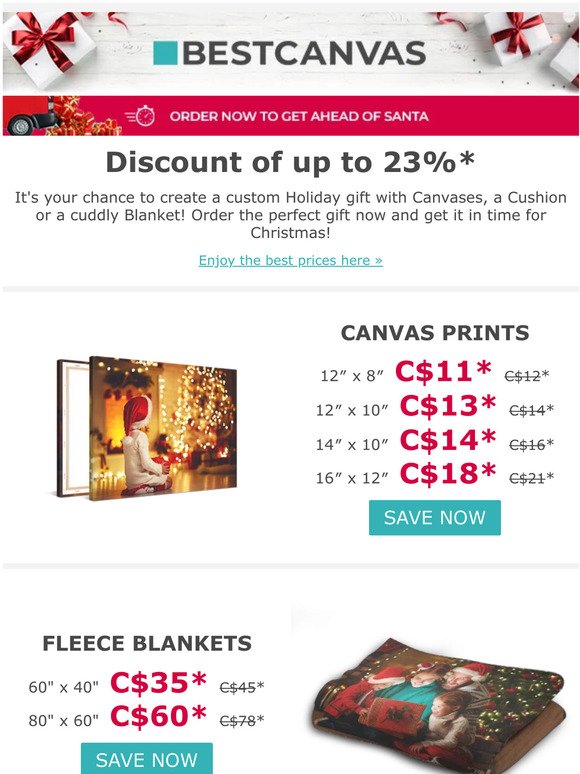 Special Deal! Photo Blankets up to -23%