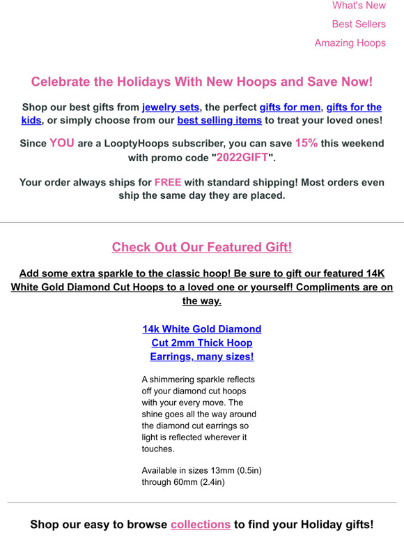 Holiday Hoops Sale is Live!