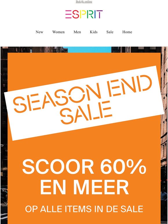 60% en meer in de Season End Sale