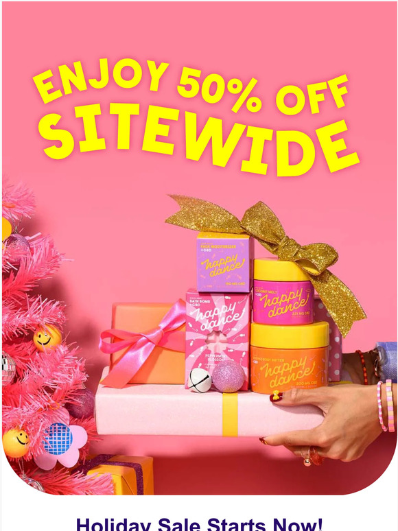Our Biggest Holiday Sale! Enjoy 50% Off Sitewide 😃