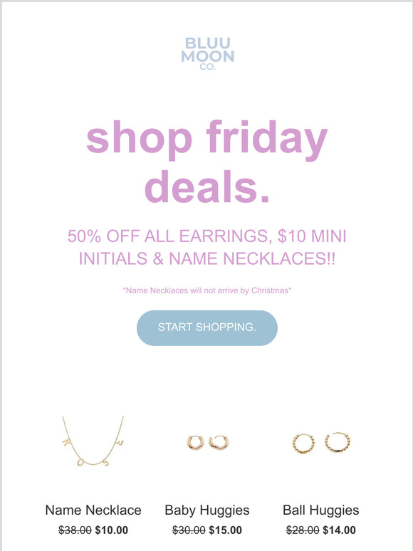 FRIDAY DEALS!!