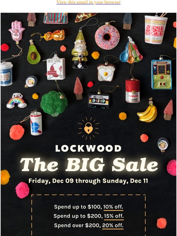 The Big Sale is happening this Weekend!